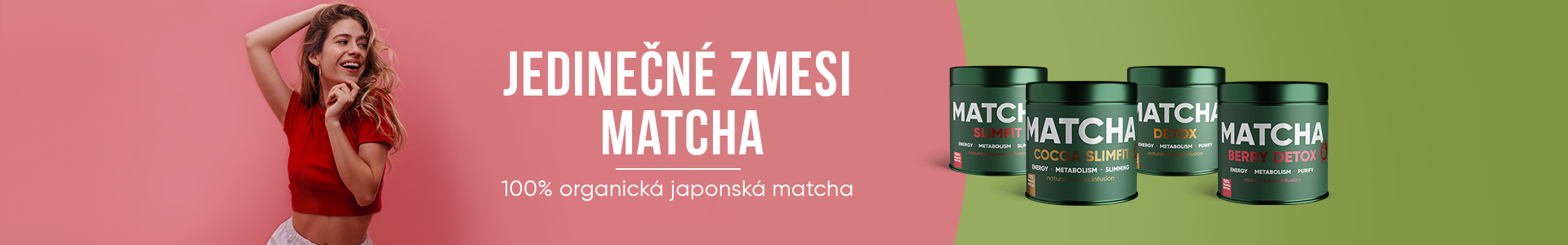 Prášok zeleného Matcha čaju