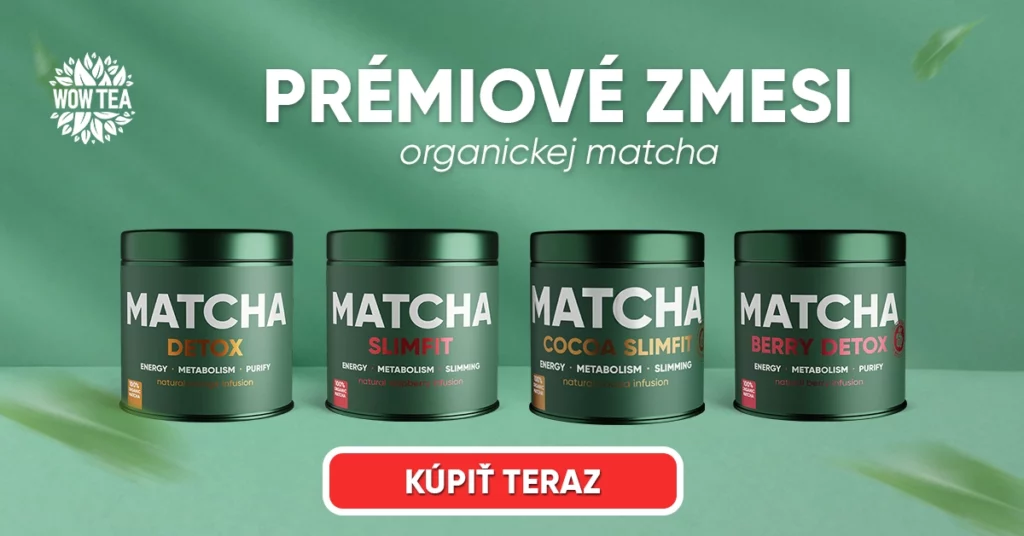 Prášok zeleného Matcha čaju