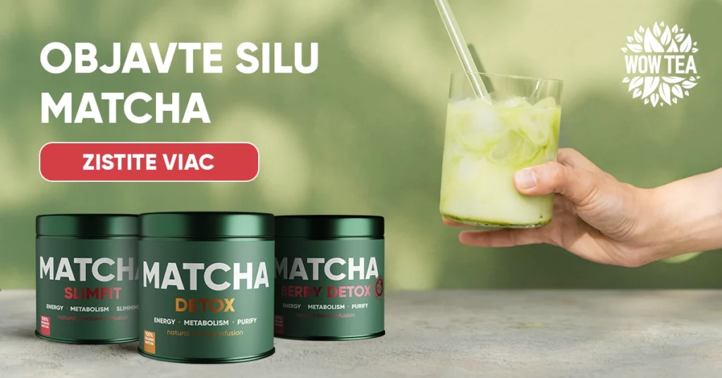 Prášok zeleného Matcha čaju