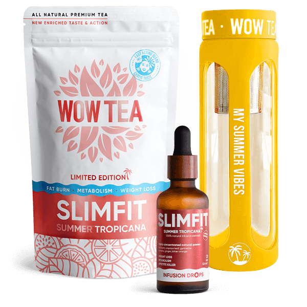 Tropicana Slimfit Infusion Set | Drops Slimfit upsale Slimfit Tea Bottle