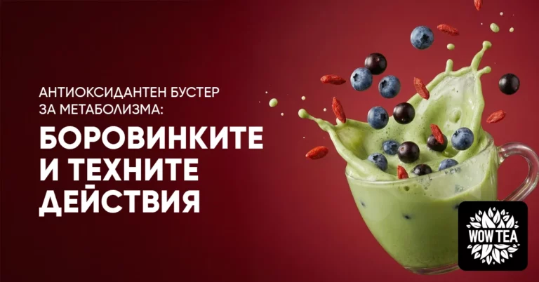 Боровинки в зелен смути – антиоксидантен бустер за метаболизма и естествен източник на полезни вещества.