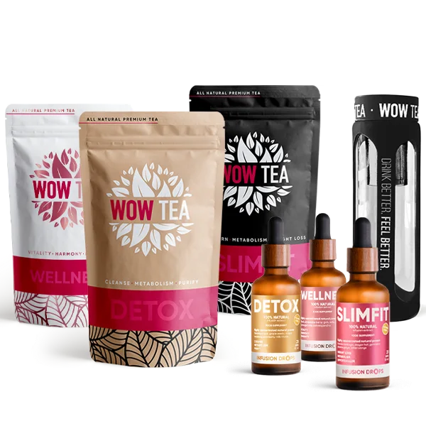 Infusion Collection Plus | 3 teas 3 drops black bottle bundle
