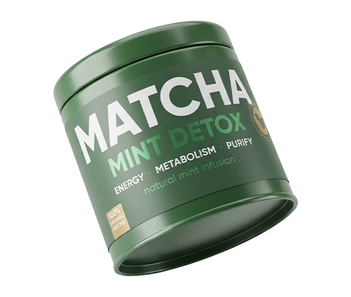 Perfect Matcha Mint Detox Set | matcha mint left